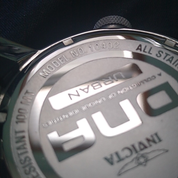 Invicta DNA Urban Men's Watch 10402 Black/Gray/Red - Picture 7 of 16